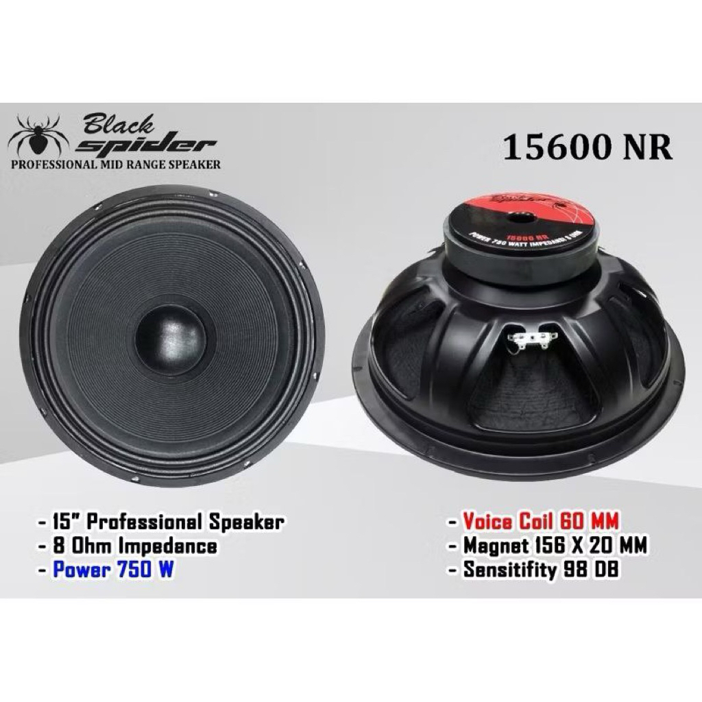speaker 15” blackspider BS-15600/BS15600/BS 15600