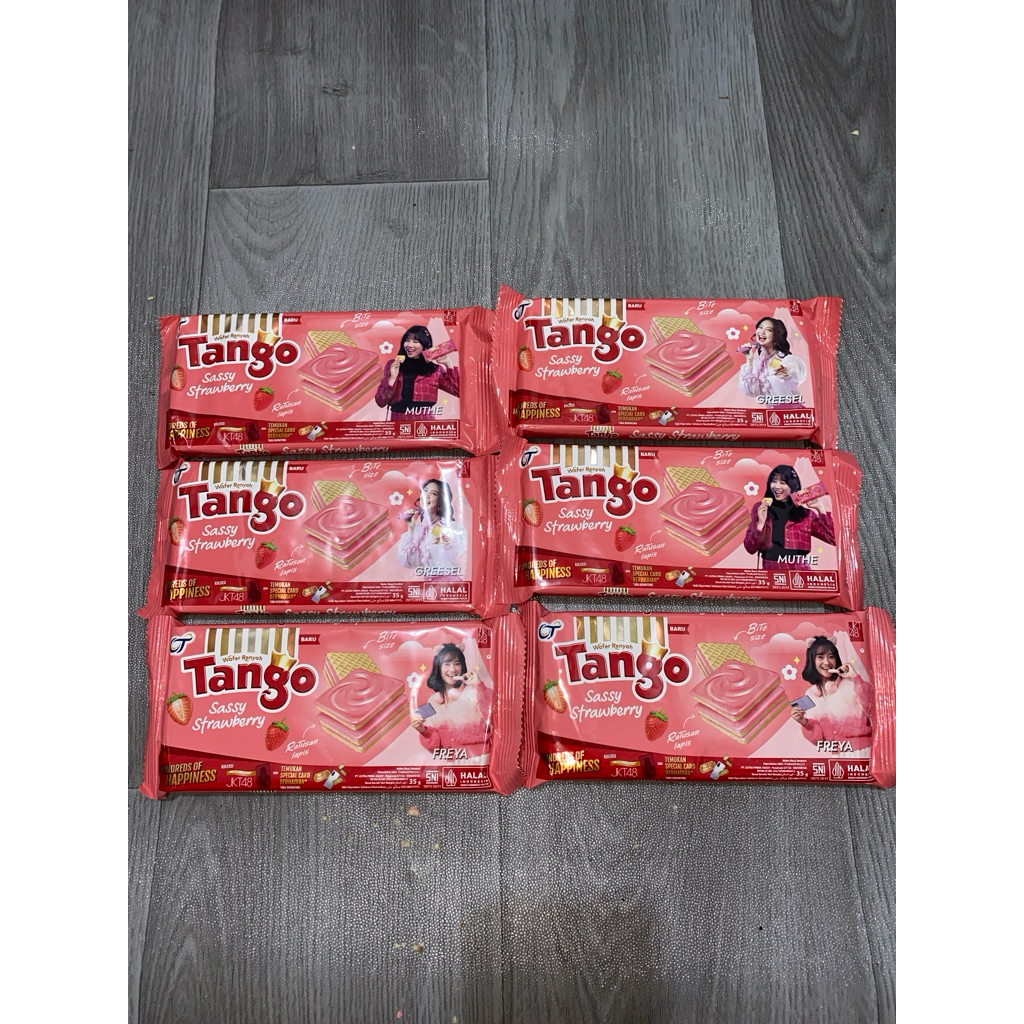 

[Pasti Dapat PC] Wafer Tango JKT48 Cokelat Strawbery