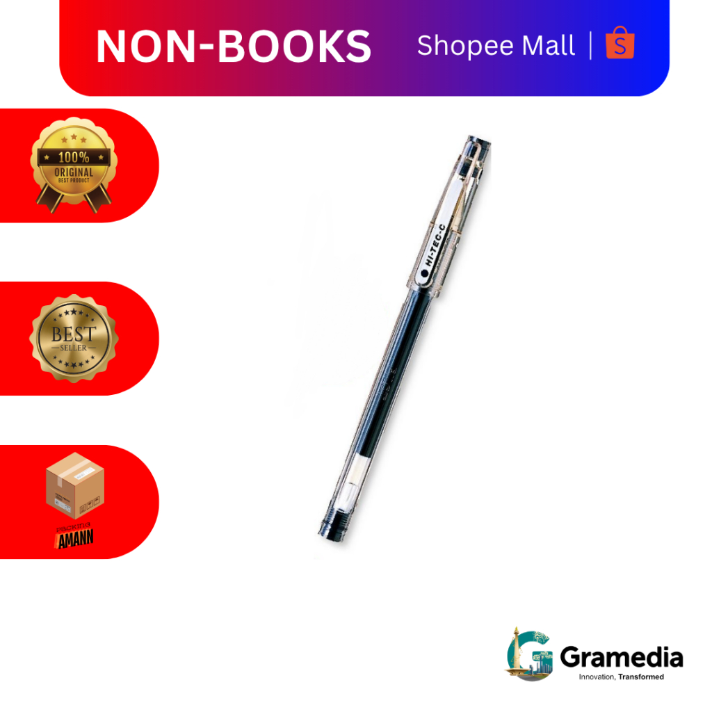 

Gramedia MKG - Pilot - Pulpen Hi Tec C3 Warna Hitam