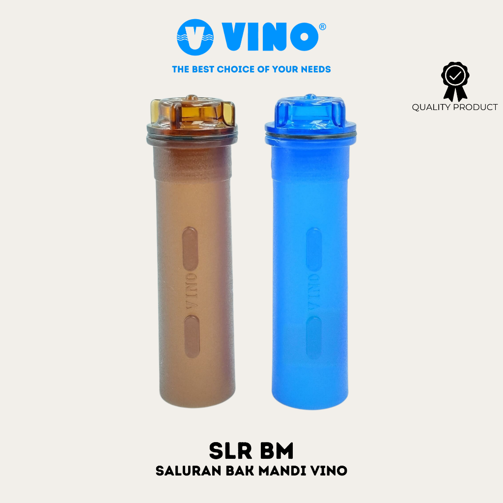 VINO SALURAN BAK MANDI - Sumpel Bak / Kurasan Bak Mandi - Pembuangan Air -  Biru / Blue, Coklat / Br