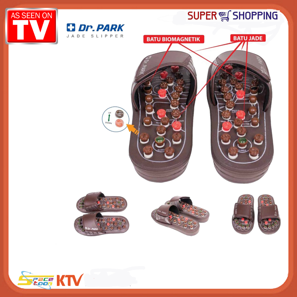 Dr. PARK Jade Slipper - Sandal Kesehatan Terapi Korea