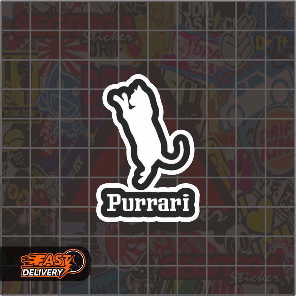 

Sticker Kucing Lucu Purrari Ukuran 3.5 x 5 Cm