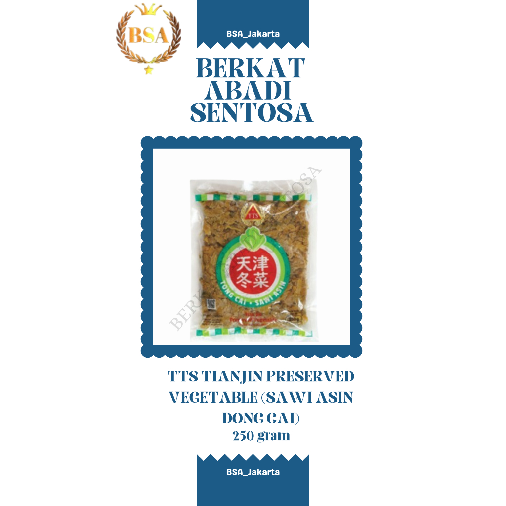 

TTS TIANJIN PRESERVED VEGETABLE / SAWI ASIN DONG CAI (250 GRAM)