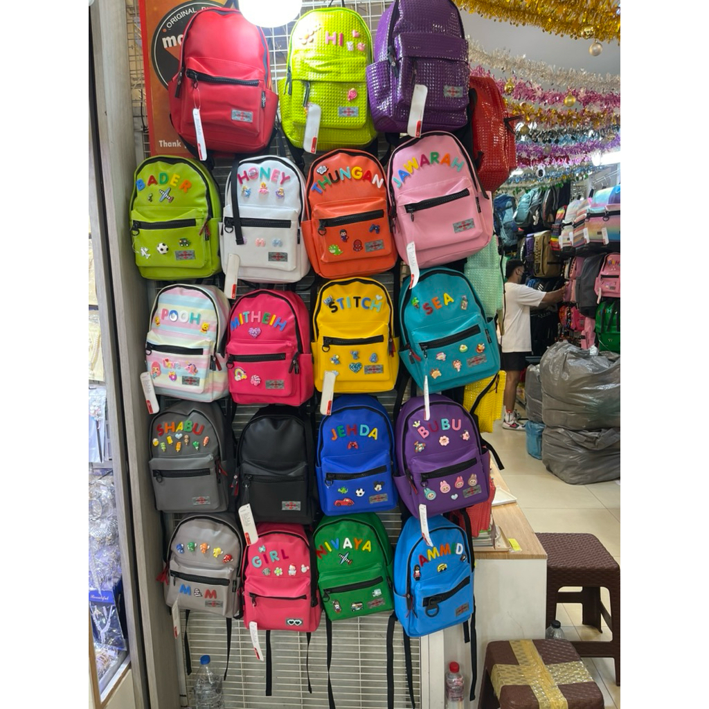 Tas Sekolah Jibits Bangkok Bisa Costum Nama
