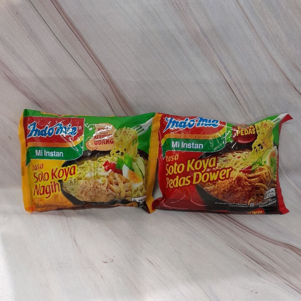 

INDOMIE SOTO KOYA PEDAS DOWER & KOYA NAGIH