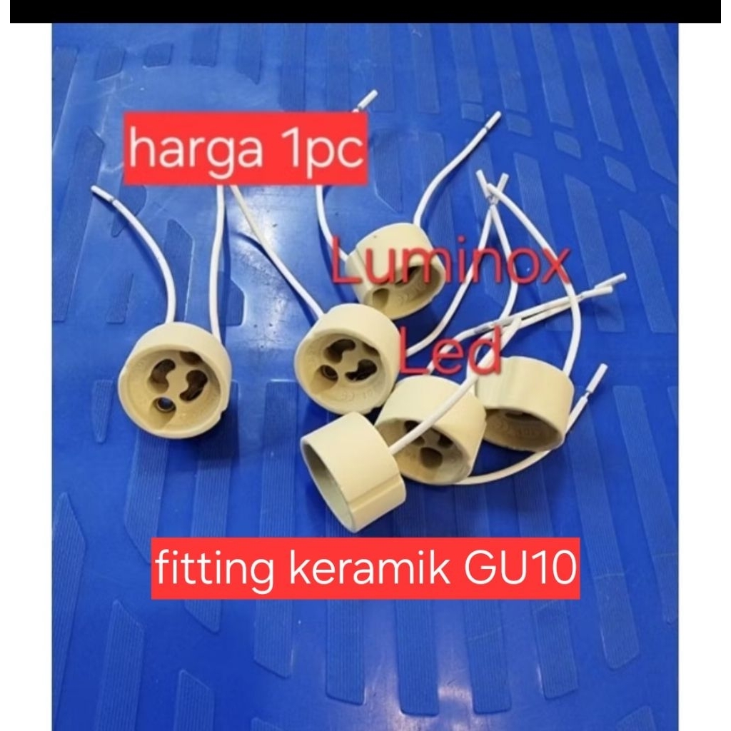 fitting halogen gu10 gu 10 / holder fitting lampu GU10