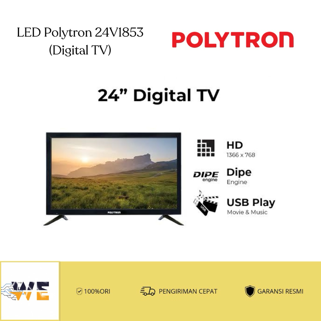 LED TV Polytron 24in, 32in Digital TV