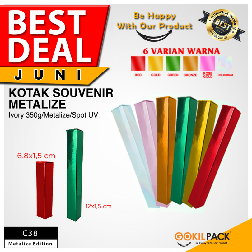 

Kotak Packaging Kecil - Souvenir Metalize Mewah - Dus Hadiah-C38
