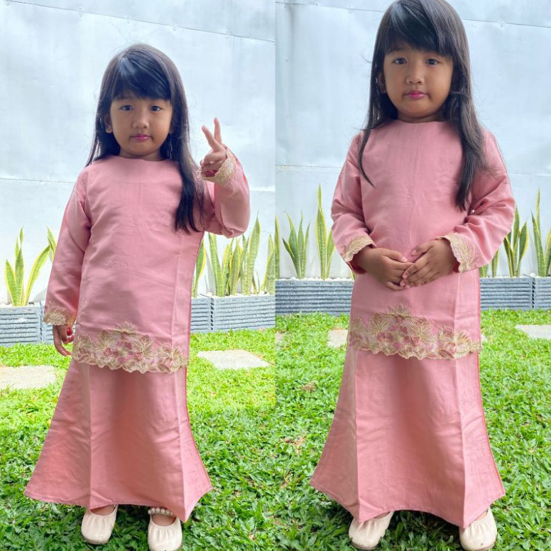 KODE K93U Baju Kurung Melayu Anak PerempuanKebaya Kurung MelayuBaju Kurung anak
