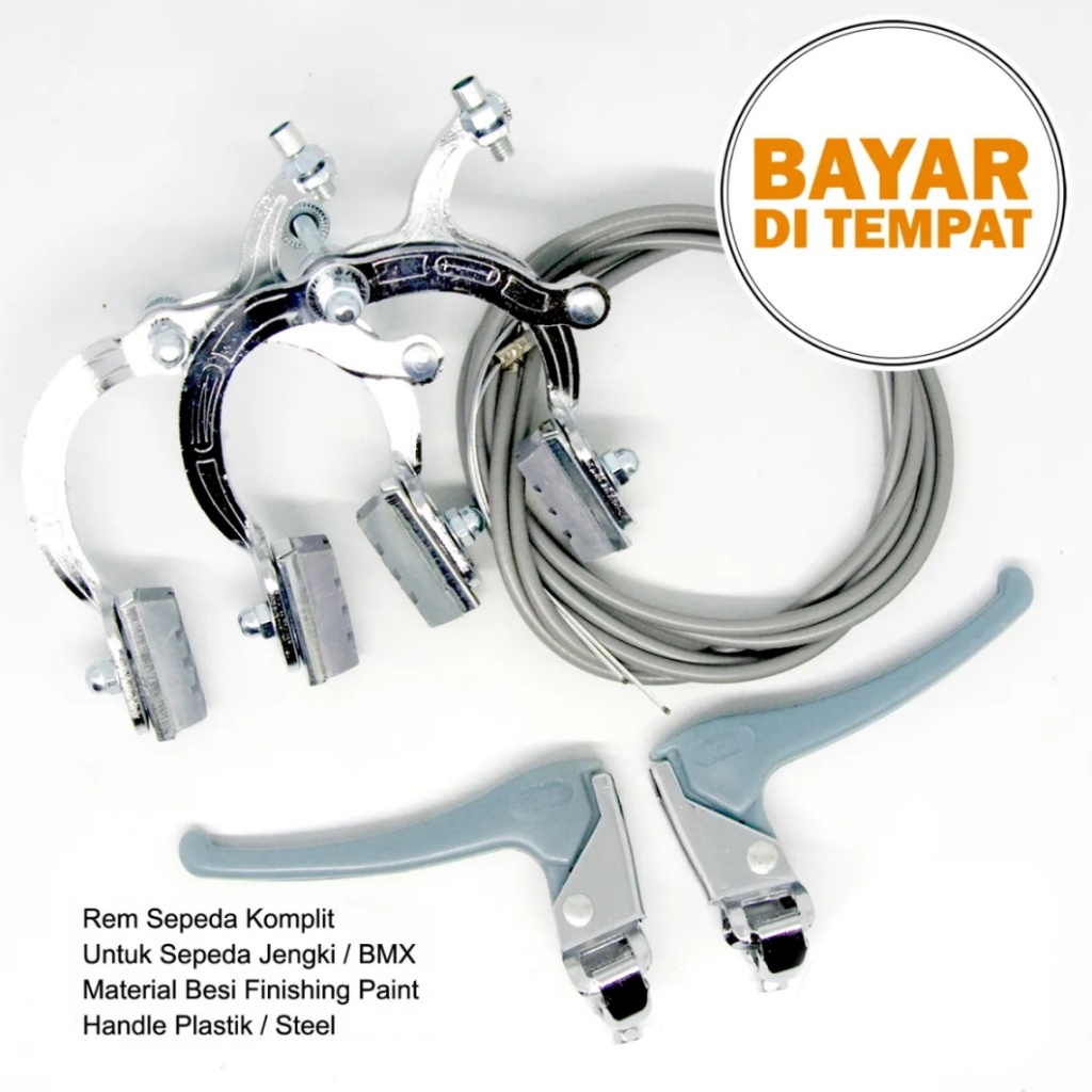 rem sepeda anak ubrake set tali handle rem / 1 set rem capit sepeda anak