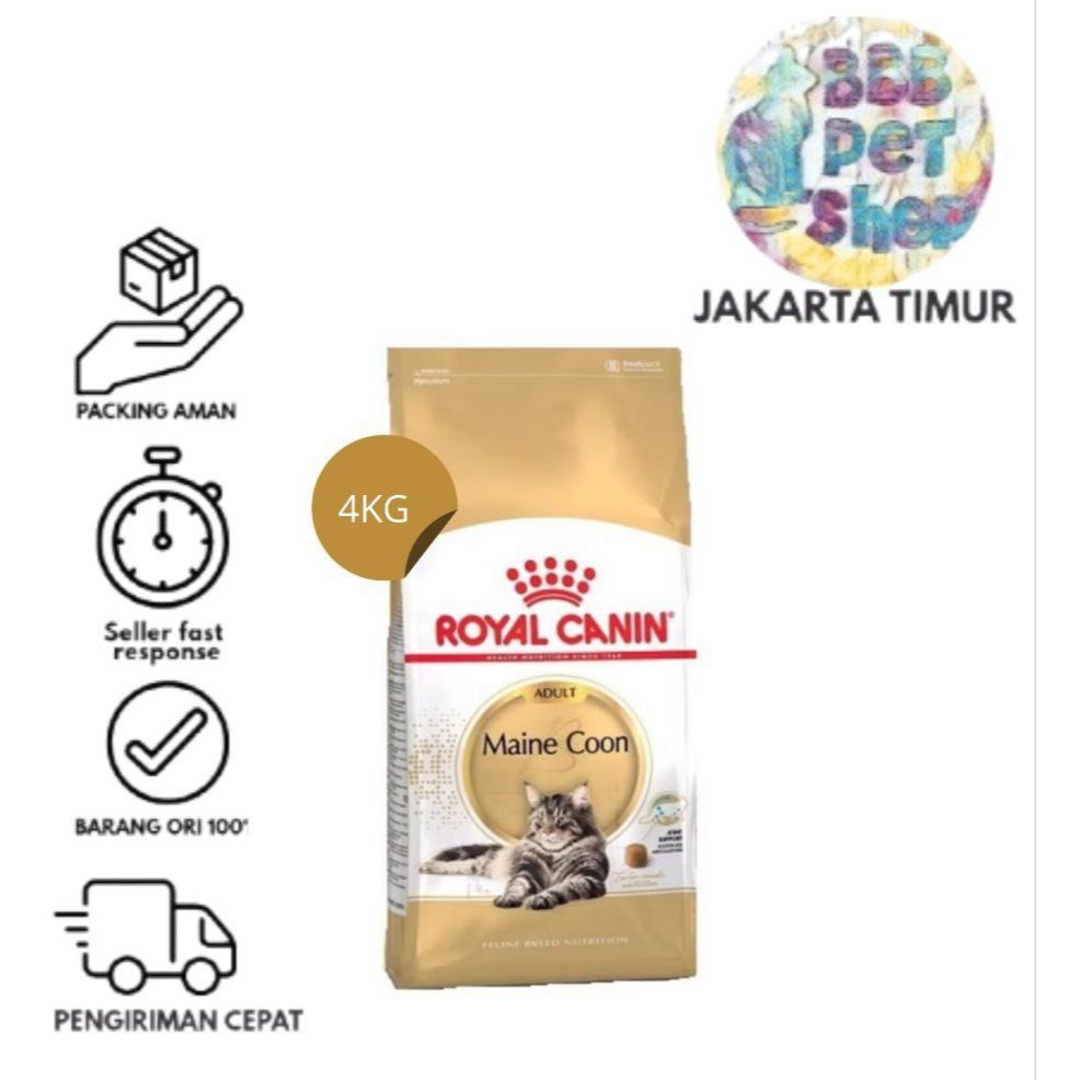 Royal Canin Maine Coon 4KG - MAKANAN KUCING MAINE COON 4KG
