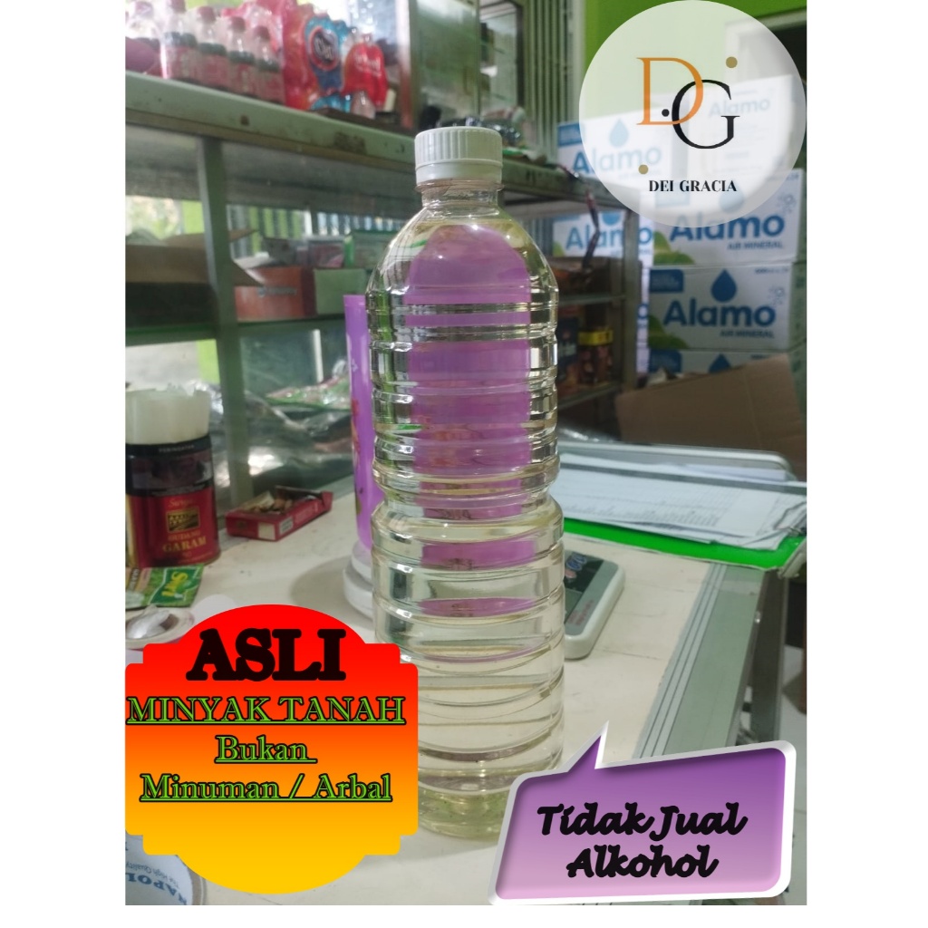 

minyak tanah murni kemasan botol tutup tersegel minyak gas