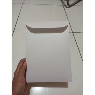 

(PO) 500 PCS Amplop A5 Tebal Undangan Potrait Premium Jasmine White 16x22