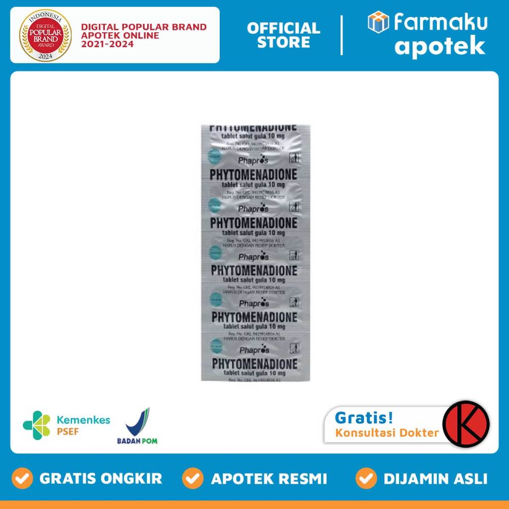 Phytomenadione 10 mg Phapros - BYM