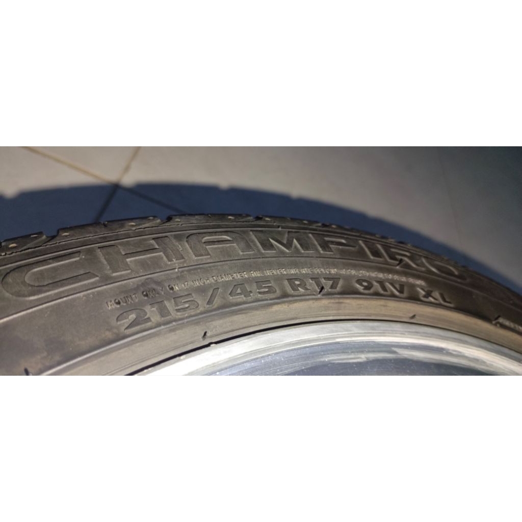 Velg Enkei spider R17 dan ban kondisi second bekas