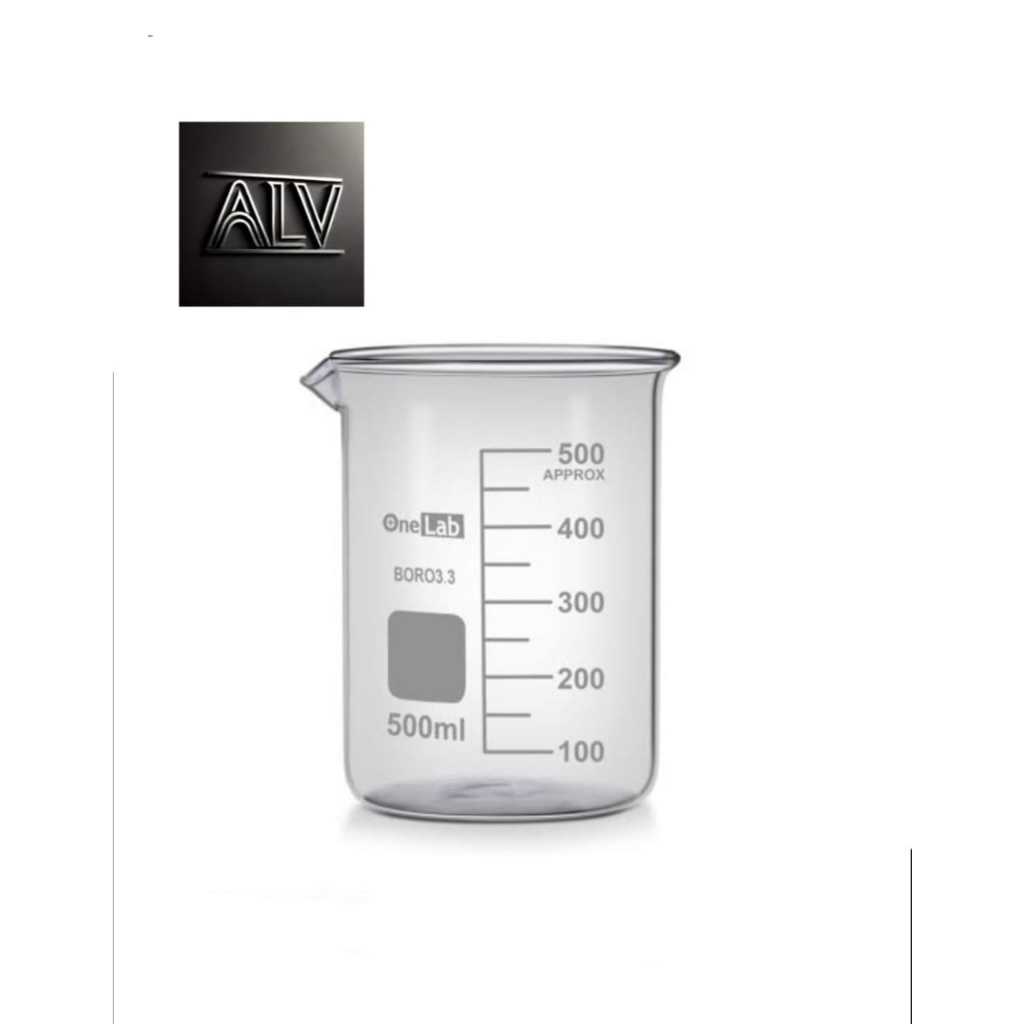

Gelas ukur kaca beaker glass 500ml