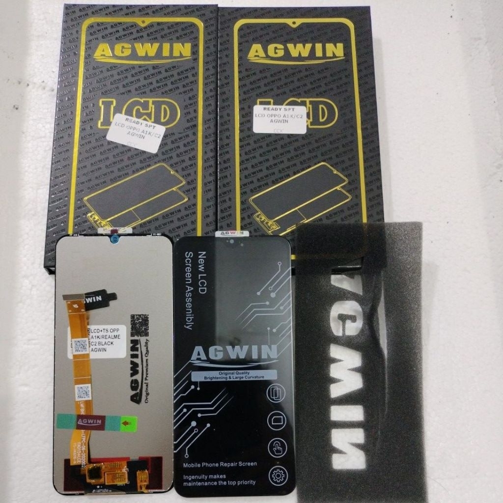 lcd oppo a1k/cph1923/realme c2/rmx1941/rmx1945 AGWIN