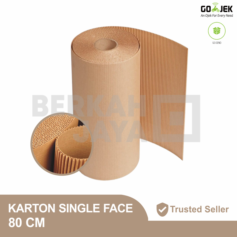

Kardus Lembaran Gulungan Corrugated Karton Single Face Roll 80 Cm Kardus Packing Mebel Furniture