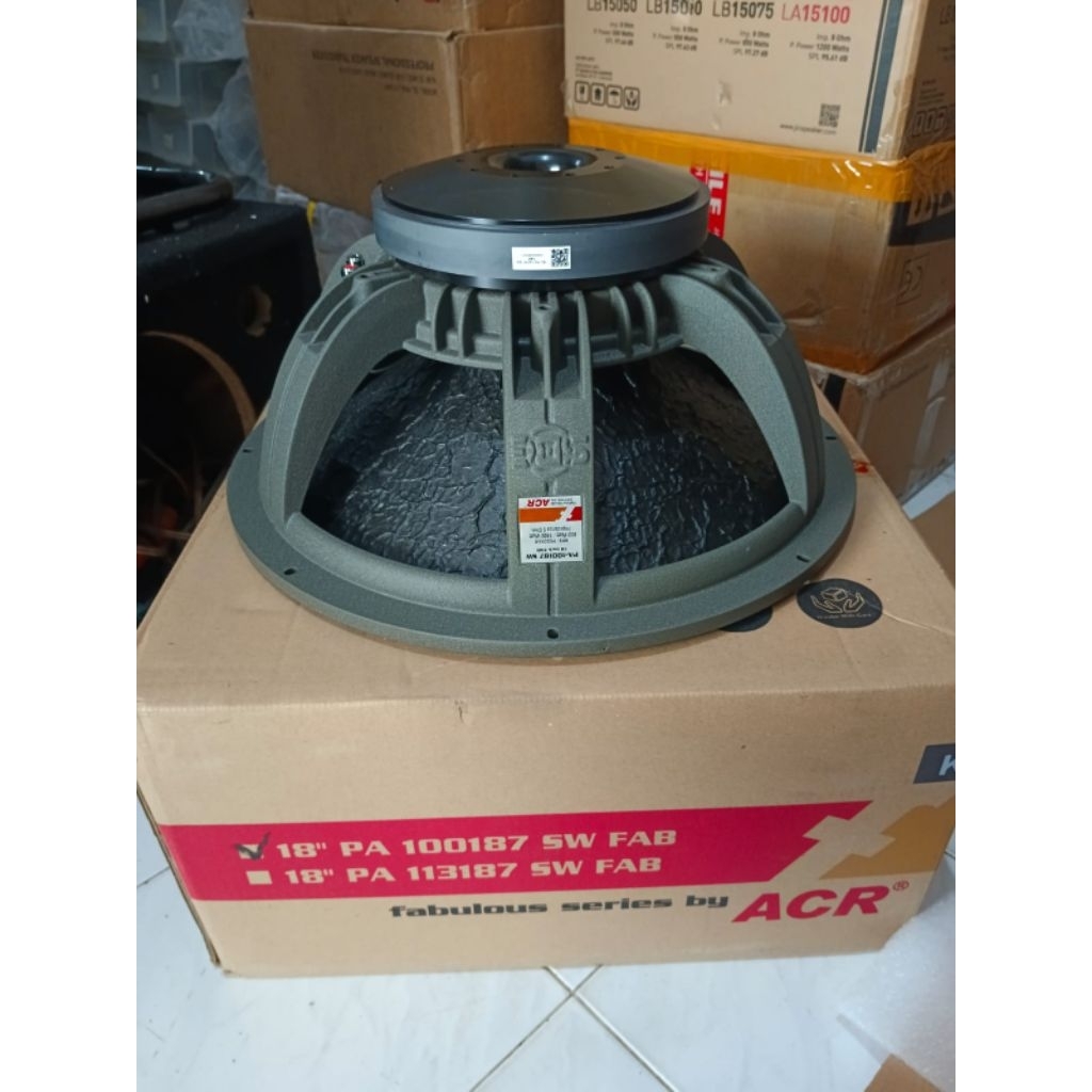 Speaker 18 inch ACR Fabolous PA 100187 SW Subwoofer original/ Speaker 18 in ACR Fabolus 100187