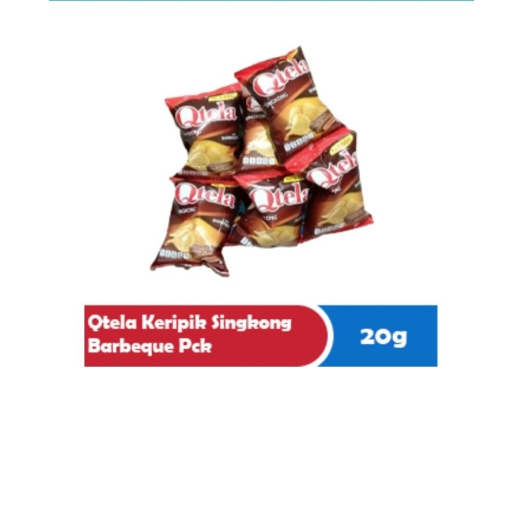 

Qtela keripik singkong barbeque per pack/renceng