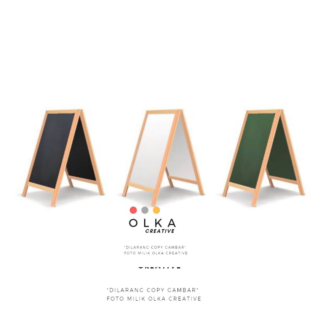 

Papan Tulis 2 Muka / Papan Promosi Jualan