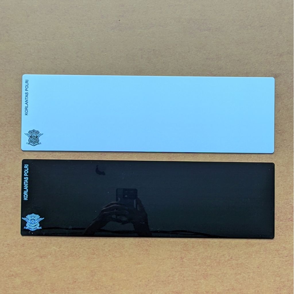 BAHAN PLAT MOBIL AKRILIK | BAHAN CUSTOM PLAT MOBIL