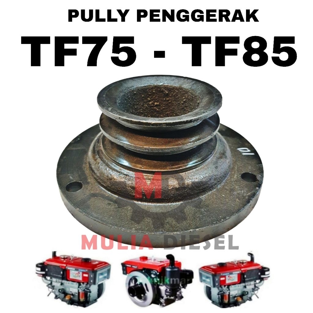Pully Penggerak Poli Mesin Diesel Yanmar TF75 TF85 4 INCI TF 85