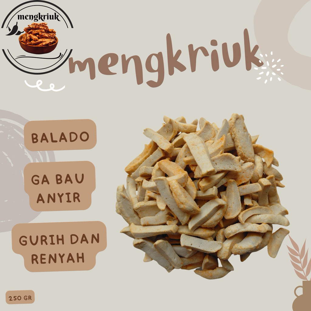 

Basreng Gurih Balado 250 gr