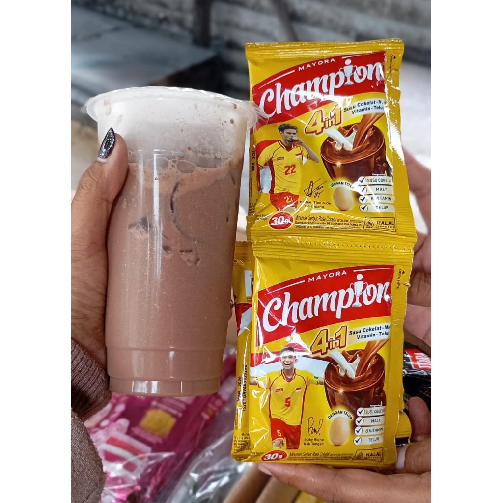 

susu champion terbaru isi 10 ya per renceng