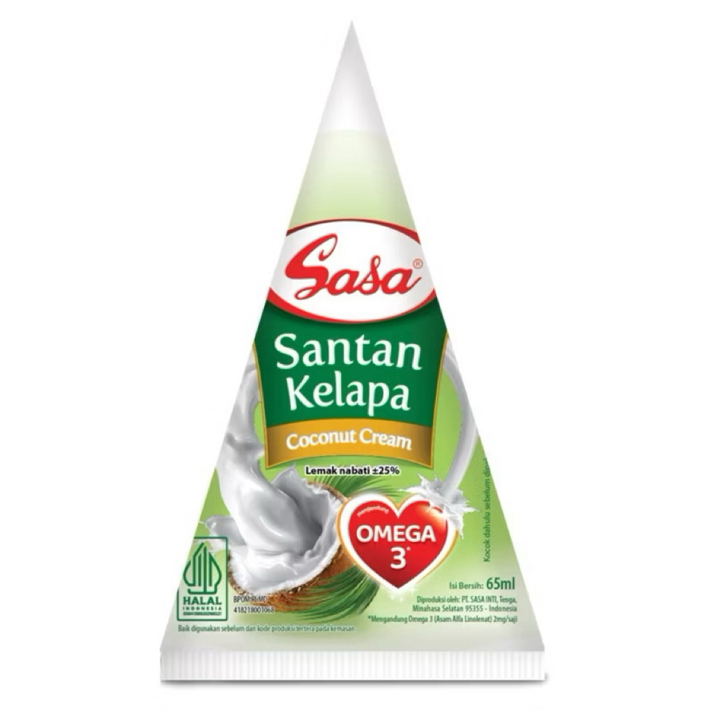 

SASA santan 65ml segitiga 1 KARTON isi 32