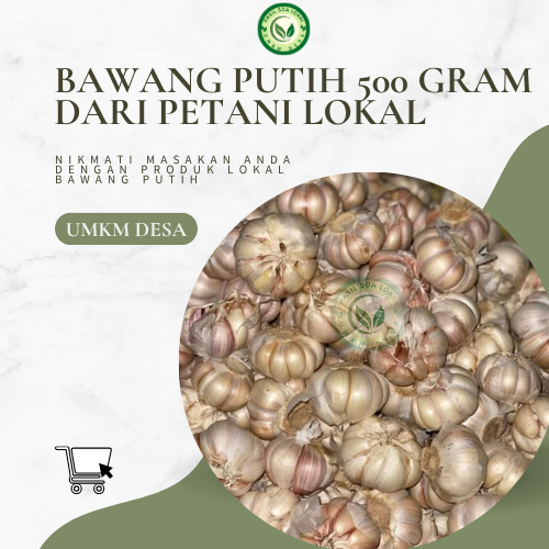 

Murah!!! Bawang Putih 500 Gram Lokal