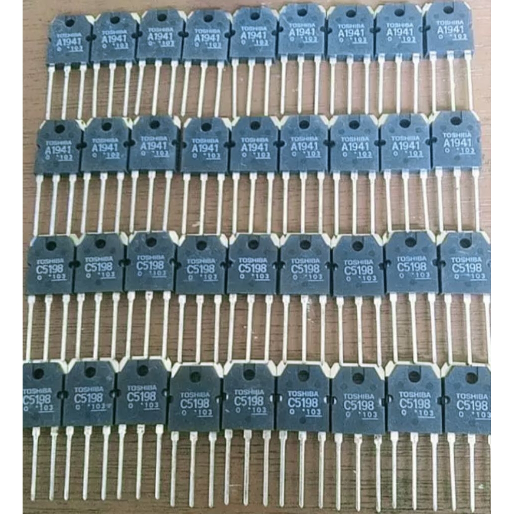 TRANSISTOR TOSHIBA A1941 C5198/TRANSISTOR THOSIBA 1941/5198