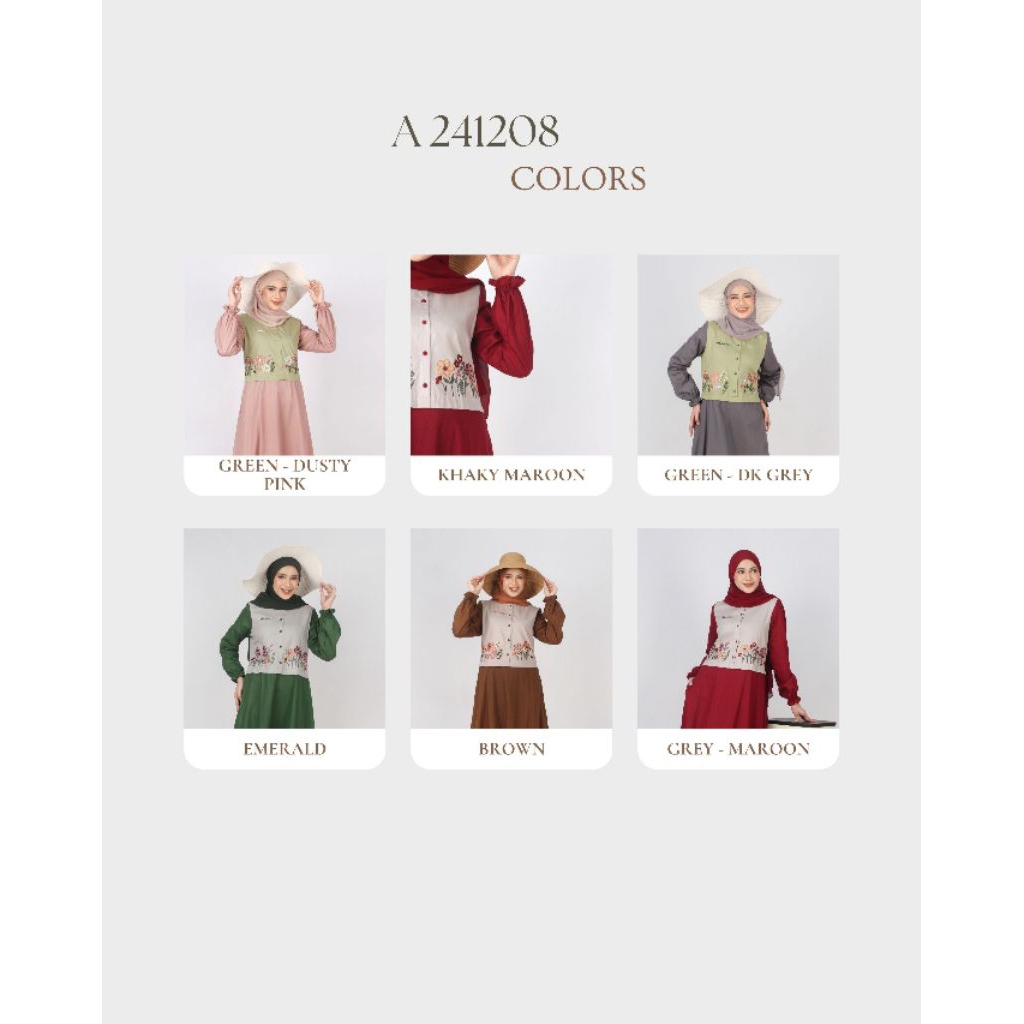 gamis dannis dewasa A241208/Gamis ORI by Dannis Collection