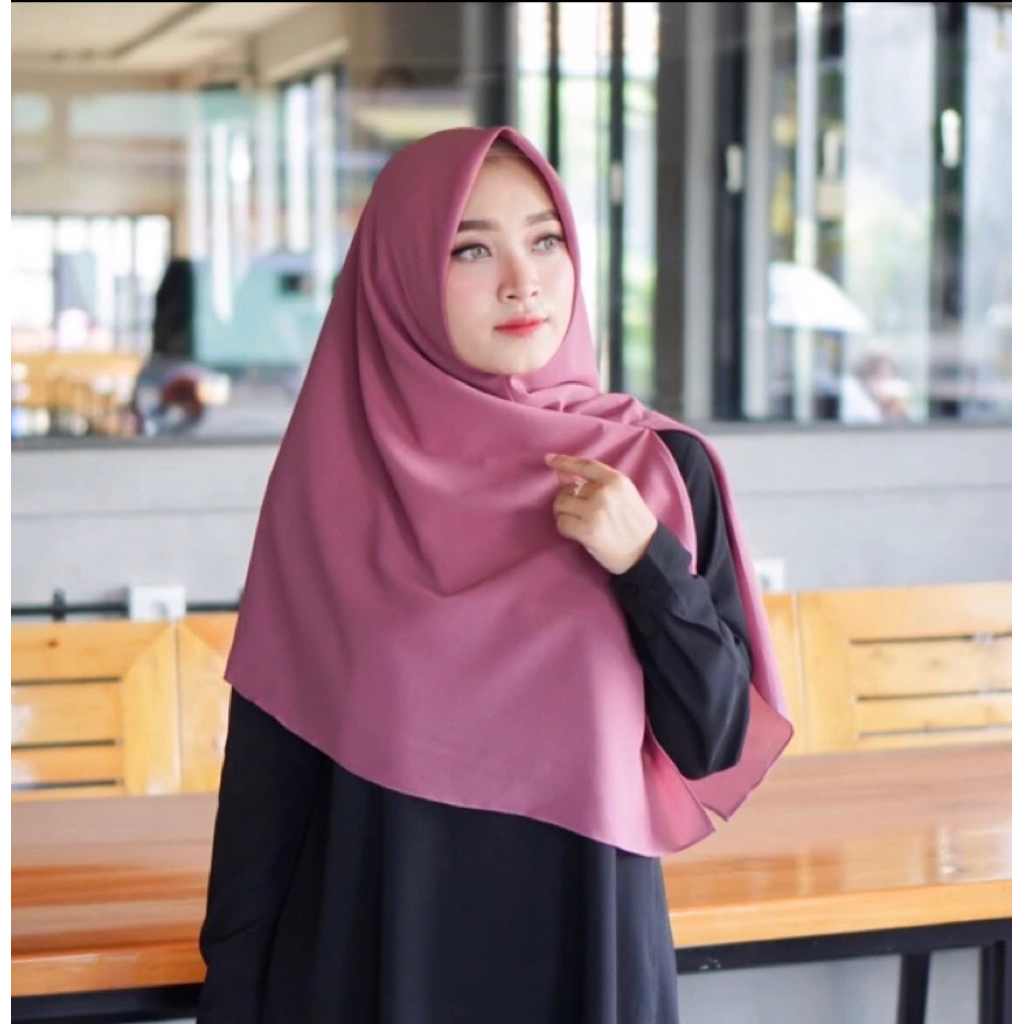 HIJAB KIRANA/HIJAB SYAR’I/HIJAB SEGIEMPAT INSTANT/JILBAB LANGSUNG/KERUDUNG PANJANG