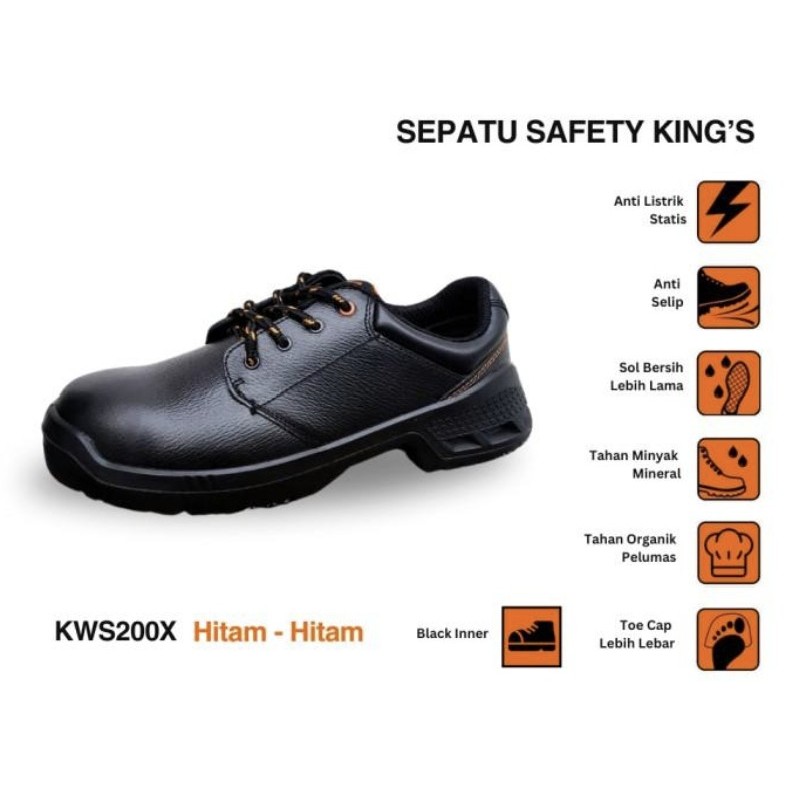 Sepatu Safety Kings Safety Shoes Original KWS200X