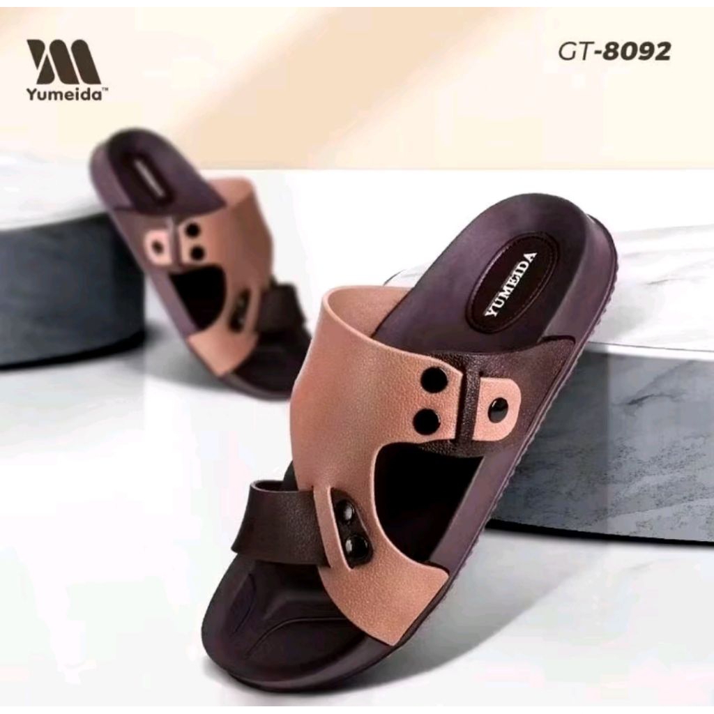Sandal Selop Pria Yumeida 8092 L Ukuran
38-43 - Sandal Slop Anak - Fashion Karet