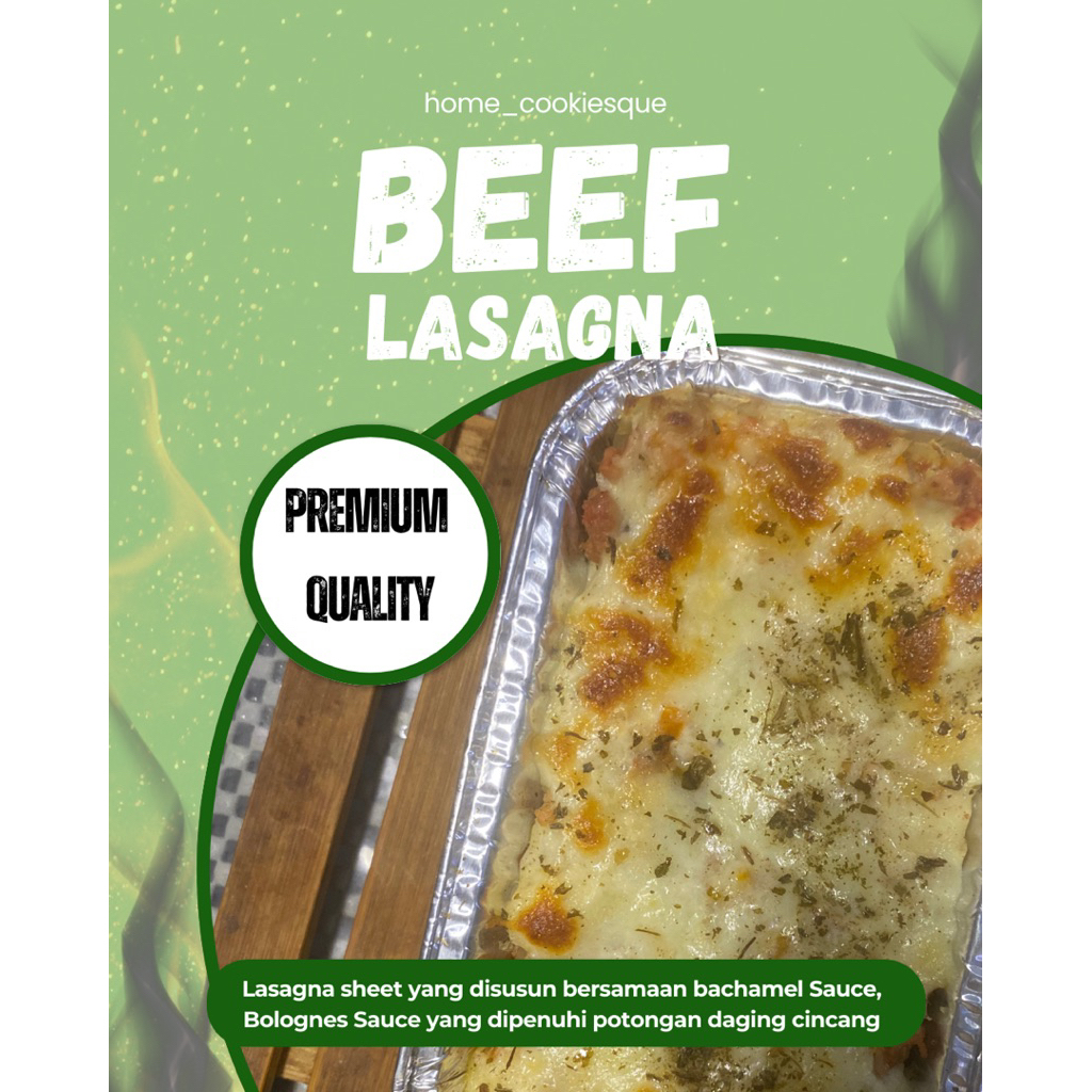 

Beef Lasagna/ Lasagna Daging Sapi