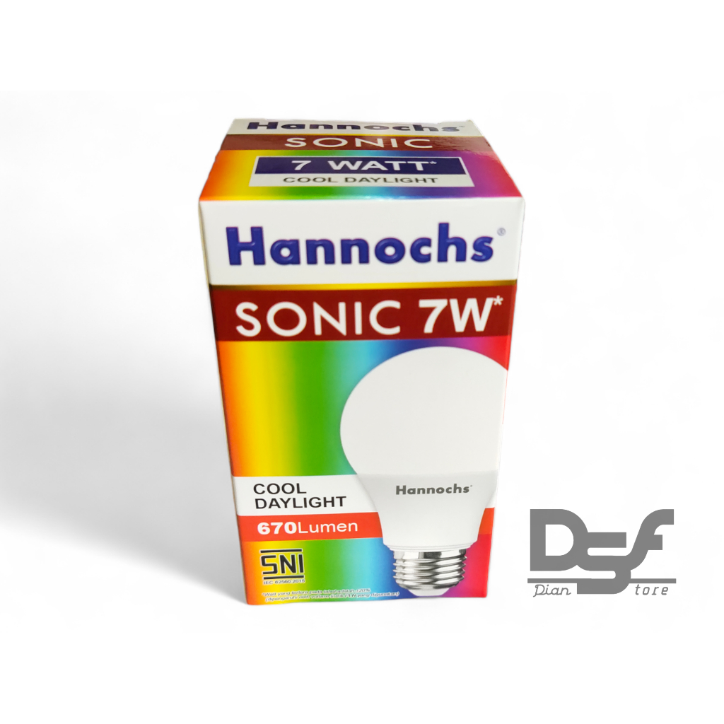 Lampu LED Hannochs Sonic 7 Watt / Lampu Hannochs LED 7 watt Putih