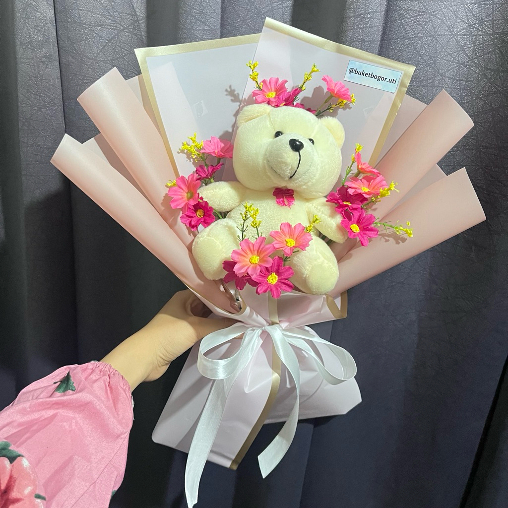 Buket Boneka Bunga | Buket Boneka Bear | Buket Boneka Wisuda | Bucket Wisuda | Bucket Boneka Bunga