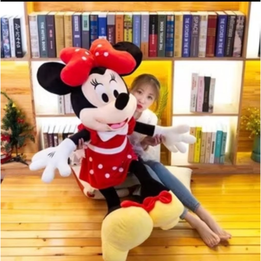 Boneka Mickey Minie Jumbo 1 Meter Murah Boneka Jumbo Mickey mouse Miniey Mouse