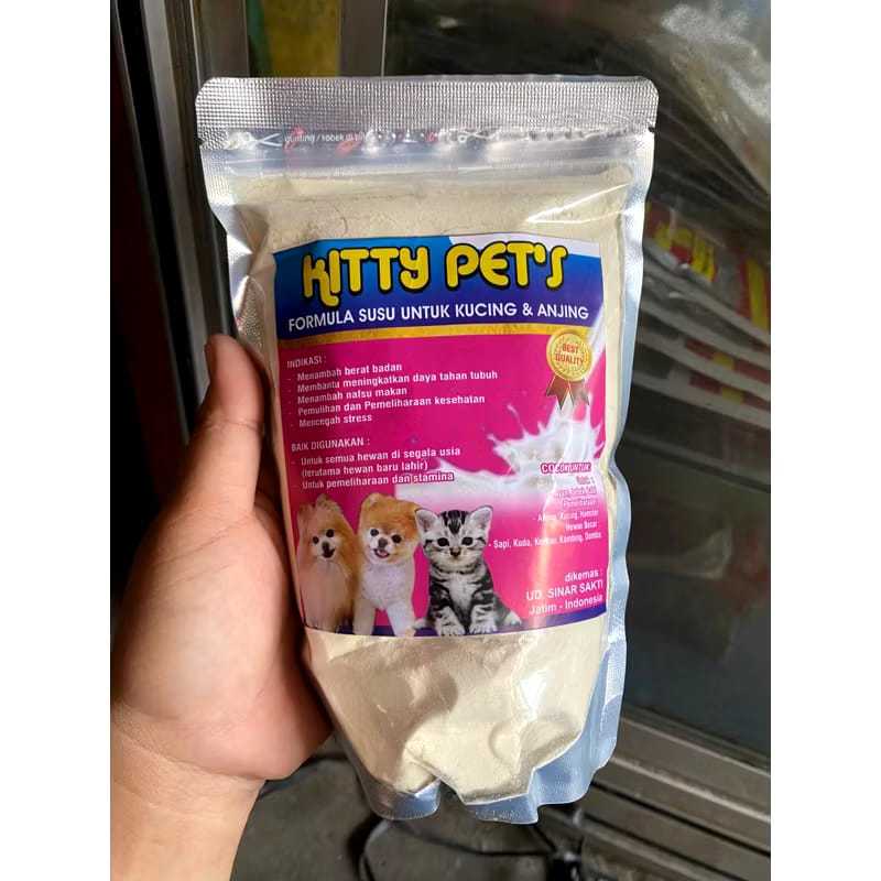 PROMO Susu Kucing Kitty Pets 100gr Susu Kitten Susu Penggemuk Kucing