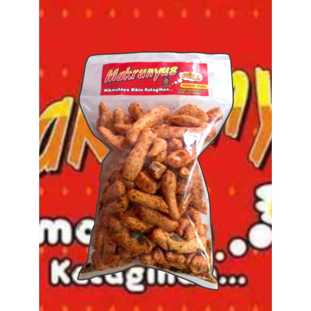 

GROSIR TERMURAH Basreng Makrunyus Rasa Pedas Daun Jeruk 150 gram
