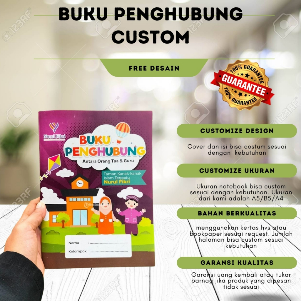 

Buku Penghubung Siswa-Guru | Bisa Cetak Foto & Nama | Desain Unik + Free Desain
