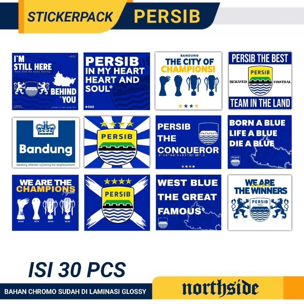 

STIKER PACK BOBOTOH PERSIB VOLT 1