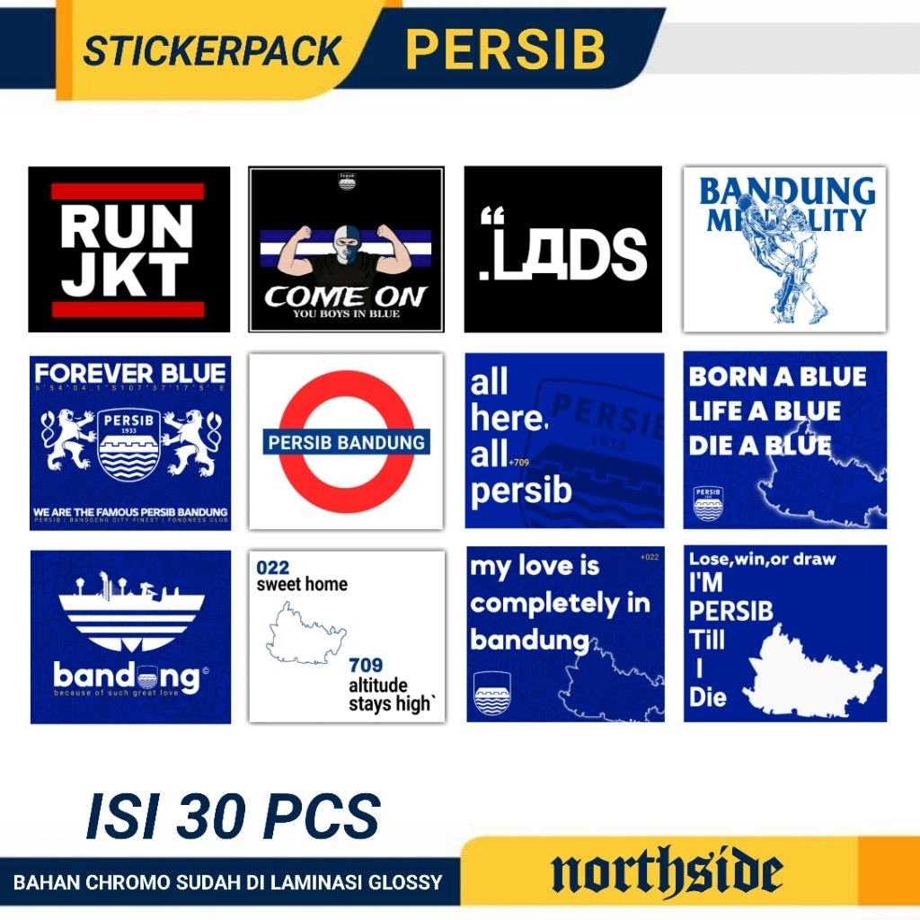 

STIKER PACK BOBOTOH PERSIB CASUAL VOLT 2