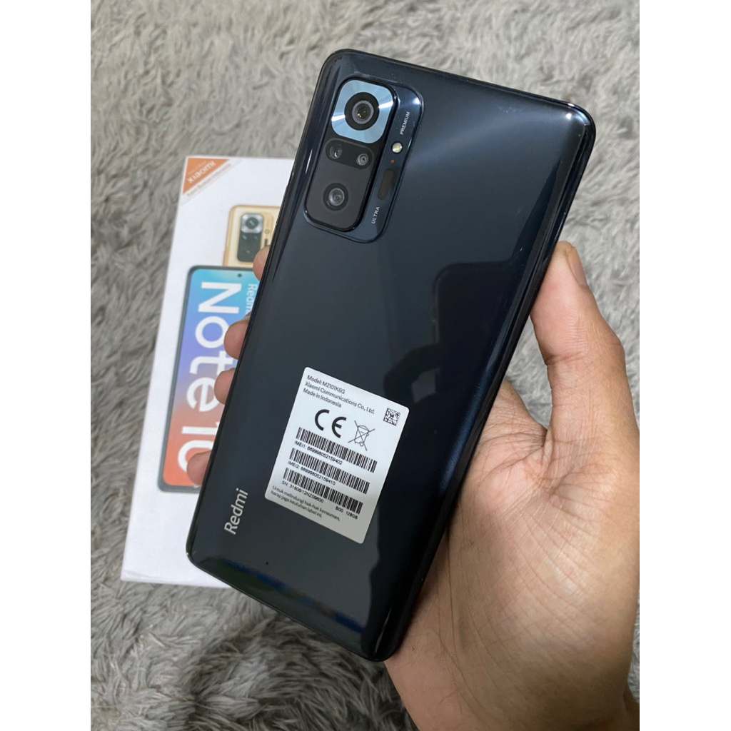 Redmi Note 10 Pro 6/128 Second Mulus Nominus Fullset Original