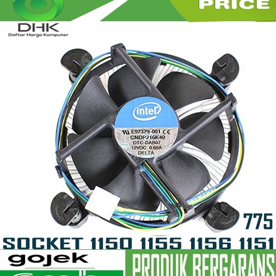 fan Processor Intel LGA 775 1155 1156 115 kipas prosesor