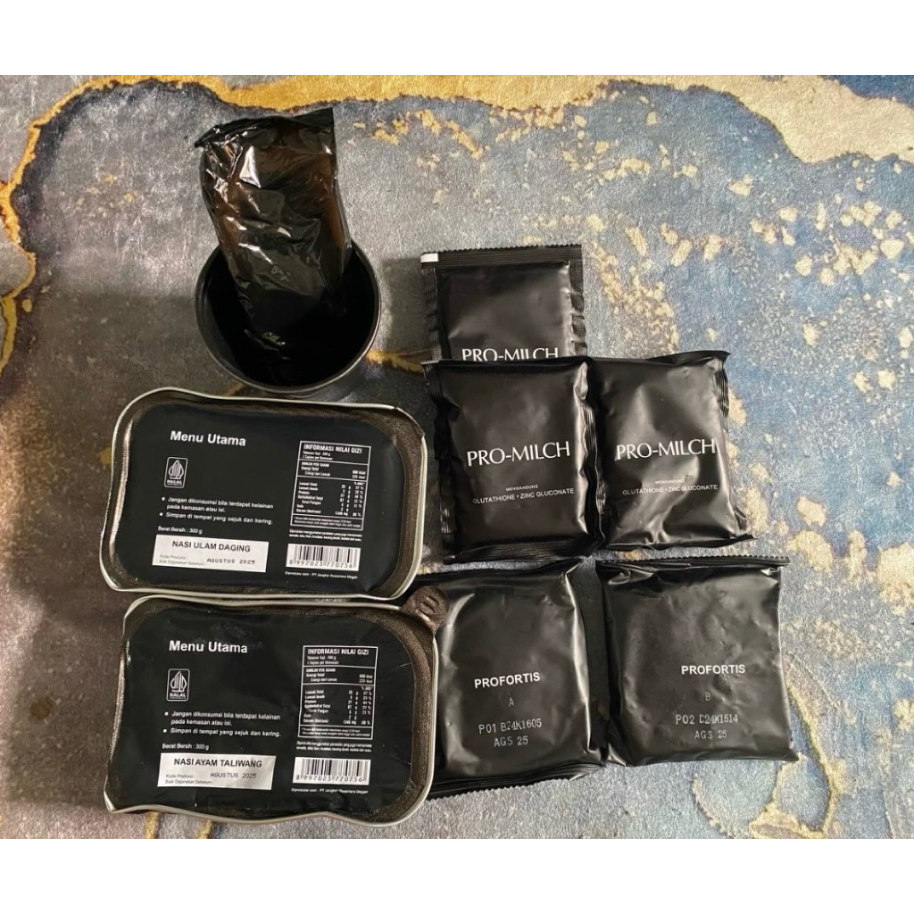 

NARAGA PLUS ( makanan instan TNI ) Exp Agustus 2025