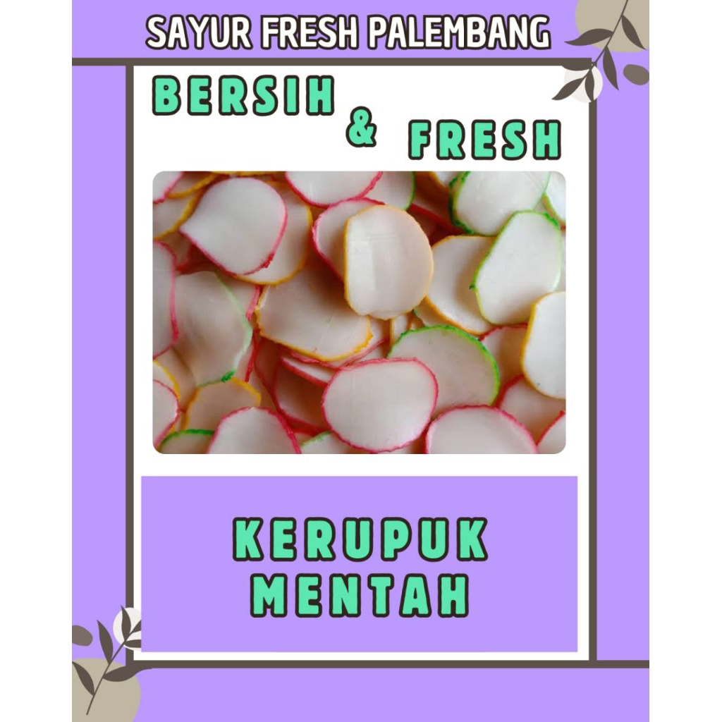 

KERUPUK WARNA WARNI MENTAH - PALEMBANG