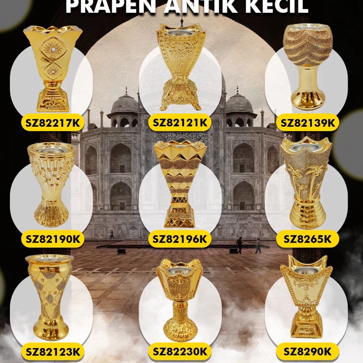 Trendy Mabkhara Antik Gold Series Kecil  Mabkhara Manual Gold Series